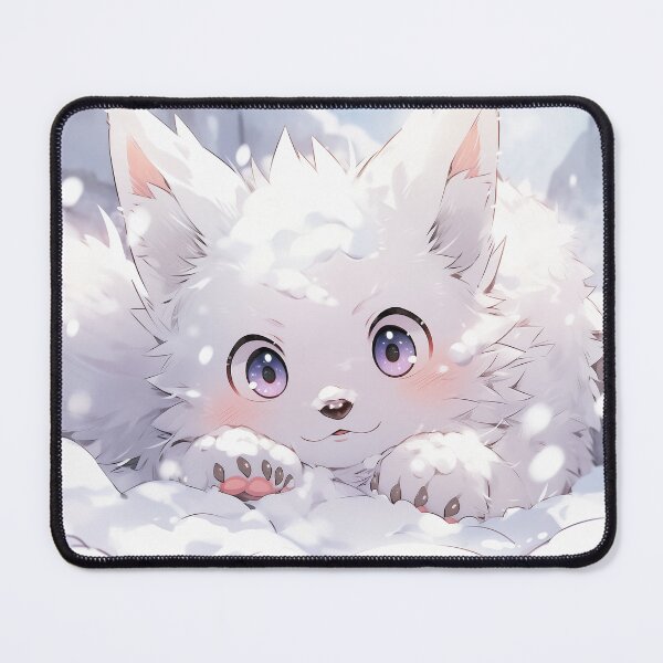 Item preview, Mysterious Anime Winter White Fox Experience: designed and sold by ArtsyChaosArt.