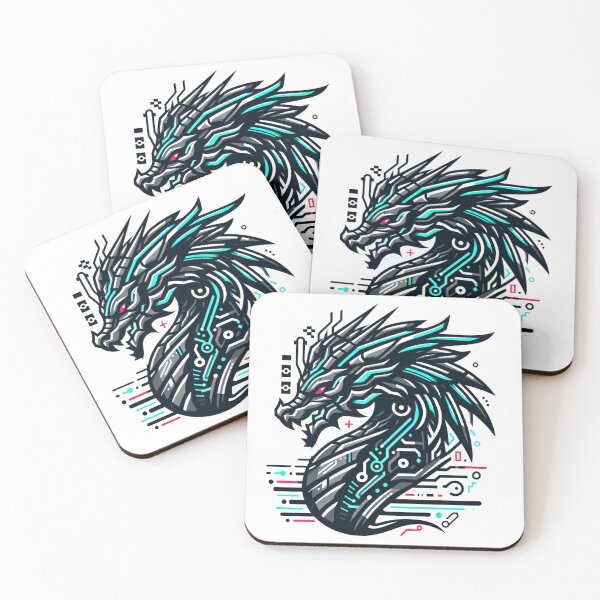 Item preview, cyber dragon T-shirt beautiful designed and sold by crea8iveway.