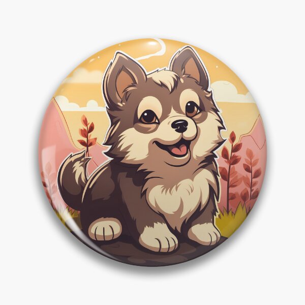 Item preview, Cute mini alaskan malamute husky dog breed puppy illustration designed and sold by NBSStore.