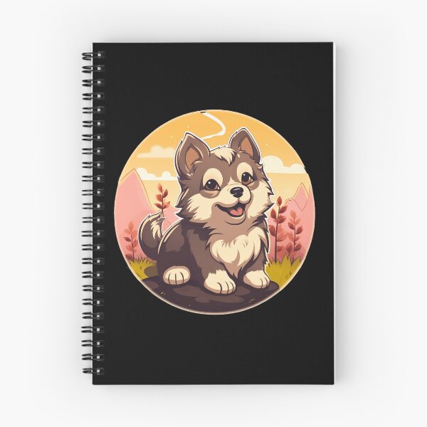 Item preview, Cute mini alaskan malamute husky dog breed puppy illustration designed and sold by NBSStore.