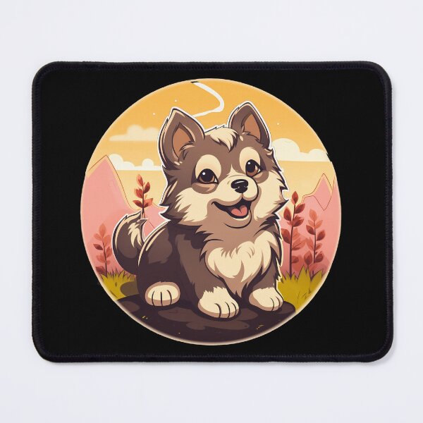 Item preview, Cute mini alaskan malamute husky dog breed puppy illustration designed and sold by NBSStore.