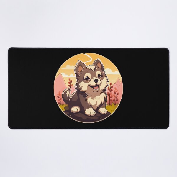 Item preview, Cute mini alaskan malamute husky dog breed puppy illustration designed and sold by NBSStore.
