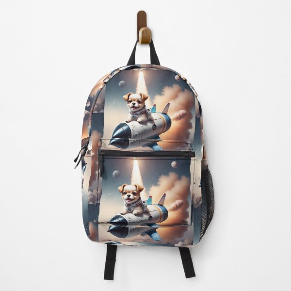 Item preview, Astronaut Dog riding the rocket on the space designed and sold by BotunPeony.
