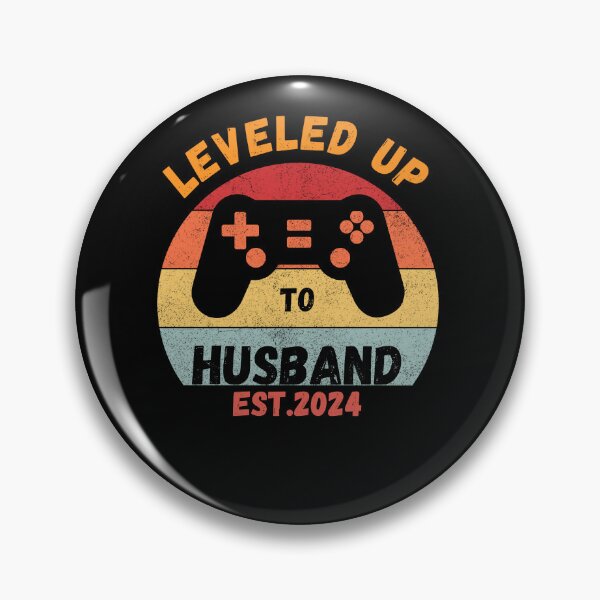 Item preview, Leveled Up To Husband Est 2024 designed and sold by Arinassart.