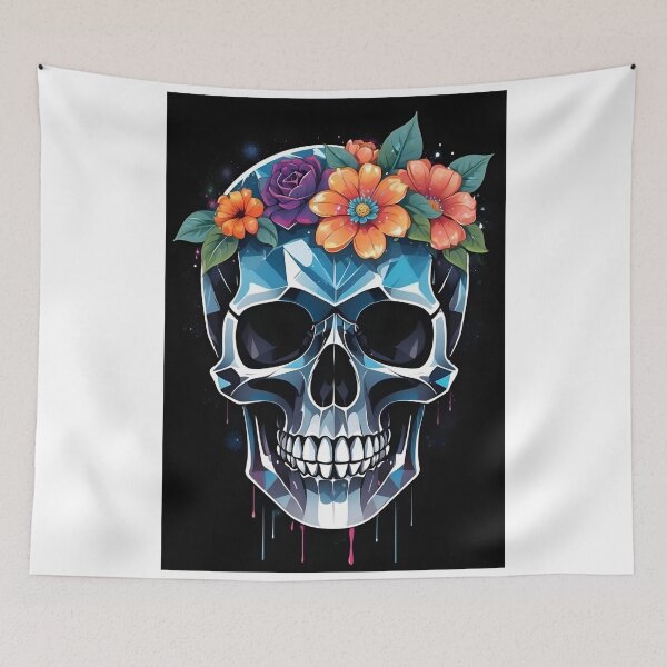 Item preview, Crystal Skull Geometric Graffiti Style designed and sold by NeilODonnell.