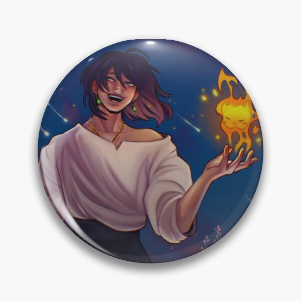 Item preview, Howl and Calcifer designed and sold by blu-fish.