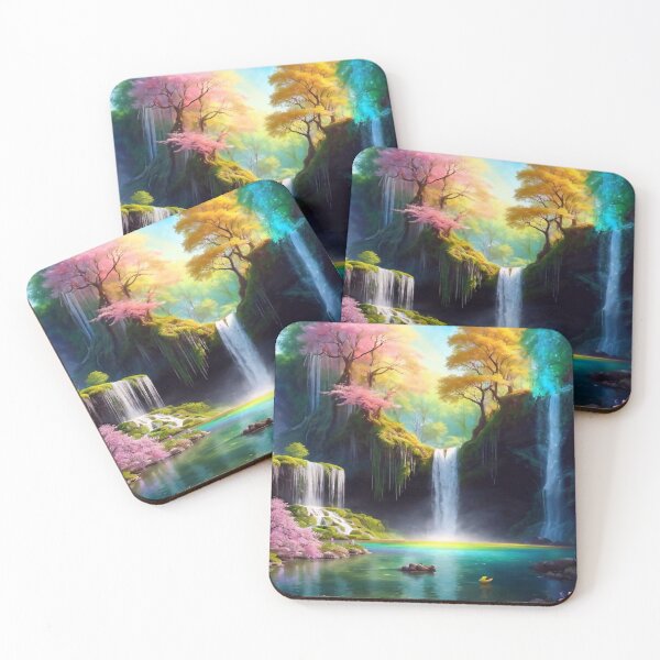 Item preview,  A magical land of waterfalls designed and sold by M-Y-A-R-T-.