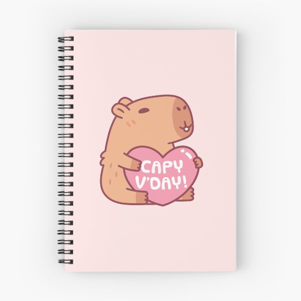 Artikelvorschau, Niedliches Capybara Capy Vday Valentinstag-Wortspiel entworfen und verkauft von rustydoodle.