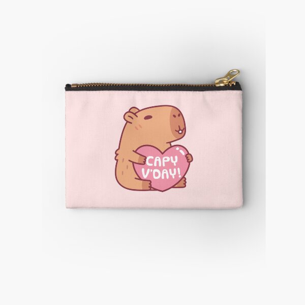 Item preview, Cute Capybara Capy Vday Valentines Day Pun designed and sold by rustydoodle.