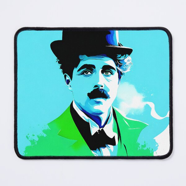 Item preview, Portrait of Charlie Chaplin painted in graffiti style designed and sold by BubblyDelight.