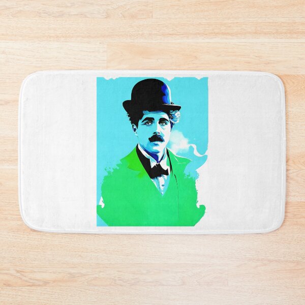 Item preview, Portrait of Charlie Chaplin painted in graffiti style designed and sold by BubblyDelight.