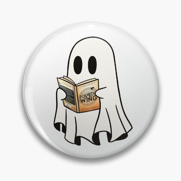 Item preview, Cute Ghost Reading Book Spooky Book Club Kindle Lovers Gift Ideas designed and sold by StickyBook.