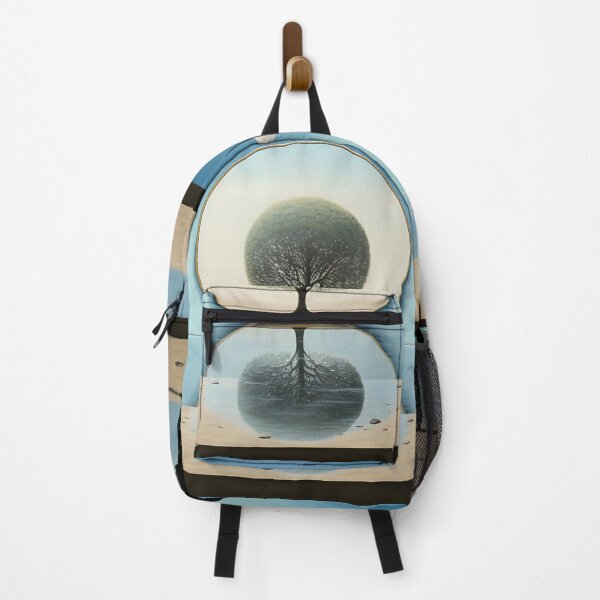 Item preview, Mirrored Shore: Surreal Serenity in Circular Illusions designed and sold by AI-Only Creations.