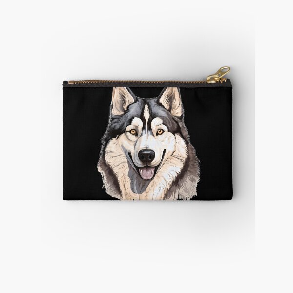 Item preview, Large Alaskan malamute wolf husky dog breed head illustration designed and sold by NBSStore.
