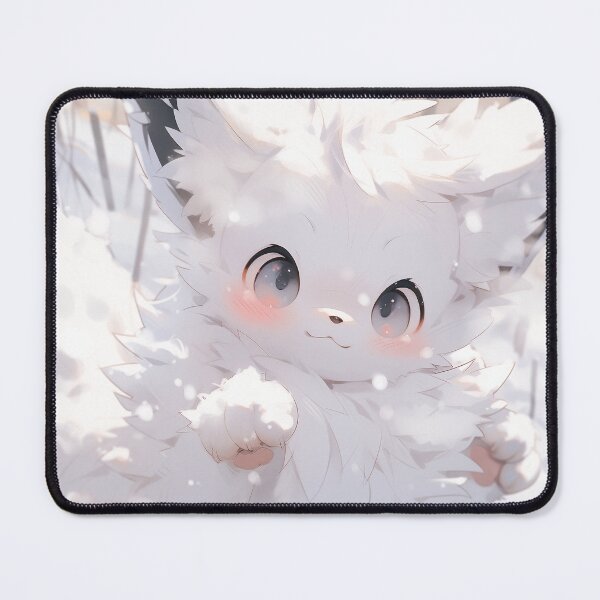 Item preview, Special Atmosphere Anime Winter White Fox designed and sold by ArtsyChaosArt.