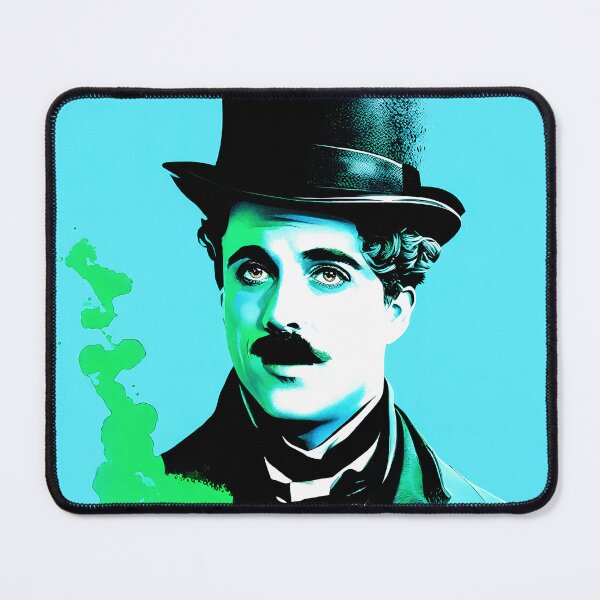 Item preview, Portrait of Charlie Chaplin painted in graffiti style designed and sold by BubblyDelight.