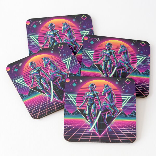 Item preview, Retro-Futuristic Female Warrior designed and sold by PixelProphets.