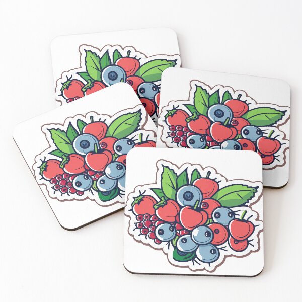 Item preview, Mixed Berries Comic Book Style Art designed and sold by NiftyWrx.