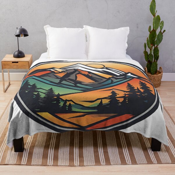 Item preview, Colorful Mountain Graphic designed and sold by LittleGoblinPrs.