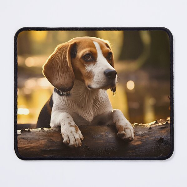 Item preview, Cute beagle dog puppy in nature photography designed and sold by NBSStore.