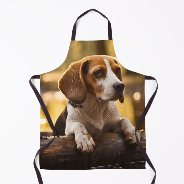 Item preview, Cute beagle dog puppy in nature photography designed and sold by NBSStore.