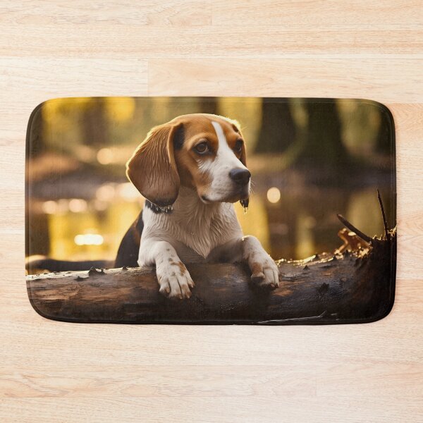 Item preview, Cute beagle dog puppy in nature photography designed and sold by NBSStore.