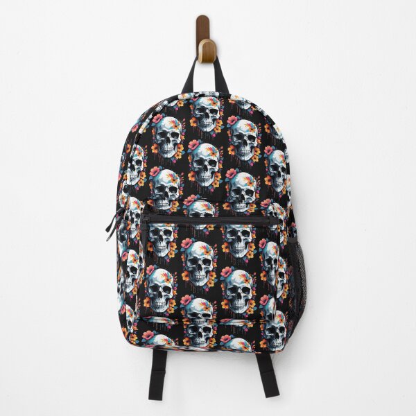 Item preview, Skull and flowers Geometric Graffiti Paint Style designed and sold by NeilODonnell.