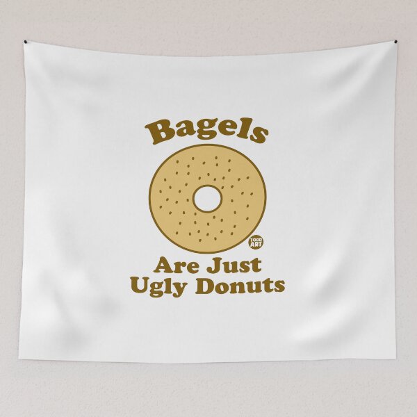 Item preview, BAGELS UGLY DONUTS designed and sold by TODD GOLDMAN.