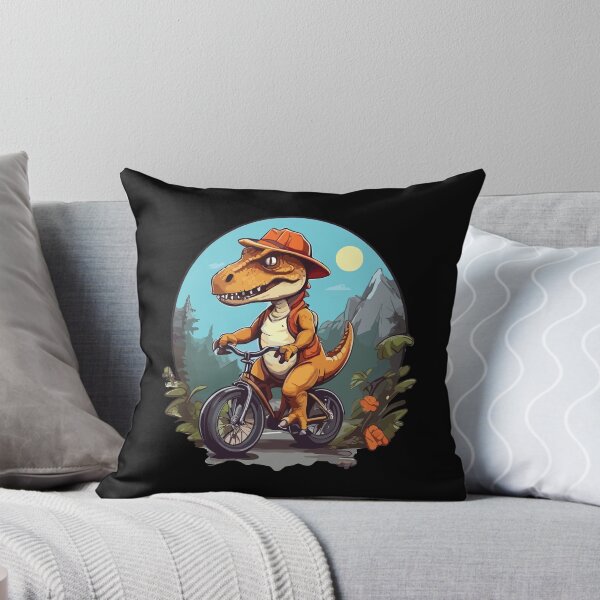 Item preview, T rex Dinosaur on Bike designed and sold by Getup-clothing.