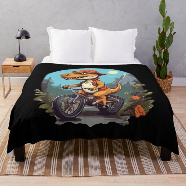 Item preview, T rex Dinosaur on Bike designed and sold by Getup-clothing.