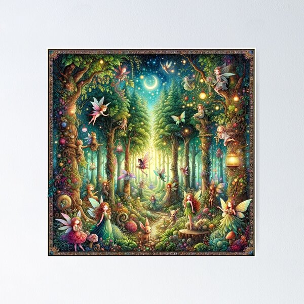 Item preview, Enchanted Forest: Whimsical Wonderland designed and sold by E1Dorado.