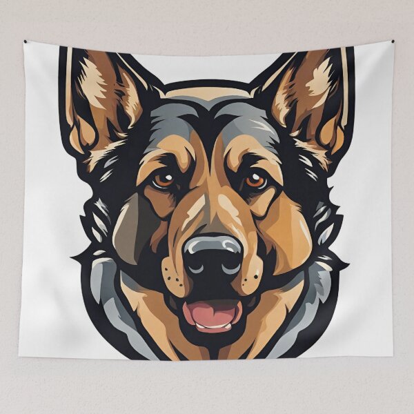 Item preview, German Shepherd Graphic designed and sold by LittleGoblinPrs.