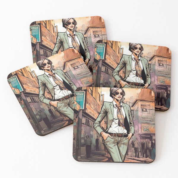 Item preview, The Contemporary Flâneuse - Urban Modern Art designed and sold by ObjCrea123.