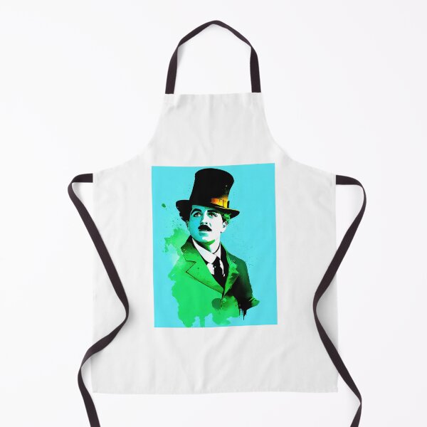 Item preview, Portrait of Charlie Chaplin painted in graffiti style designed and sold by BubblyDelight.