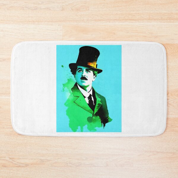 Item preview, Portrait of Charlie Chaplin painted in graffiti style designed and sold by BubblyDelight.