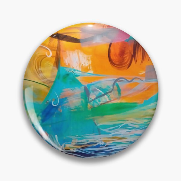 Item preview, The urge, color abstraction in yellow, orange, and blue designed and sold by clon-dot-net.