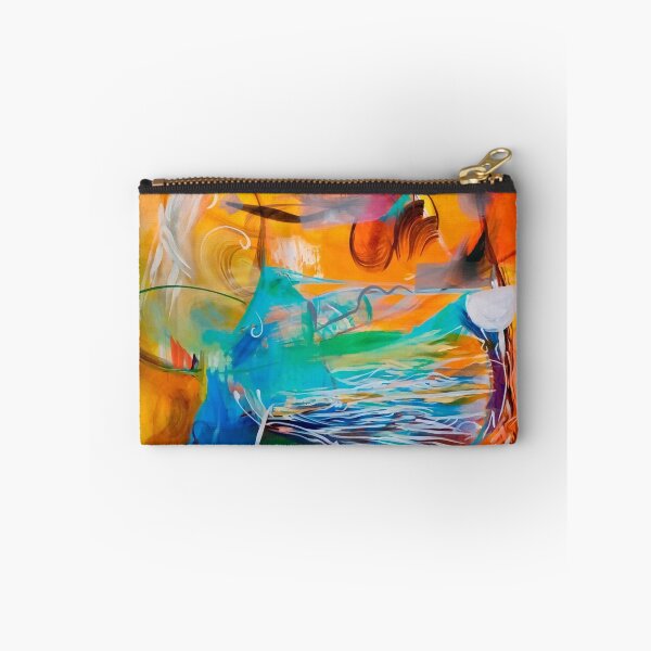 Item preview, The urge, color abstraction in yellow, orange, and blue designed and sold by clon-dot-net.