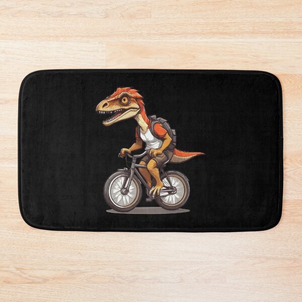Item preview, Velociraptor Dinosaur on Bike designed and sold by Getup-clothing.