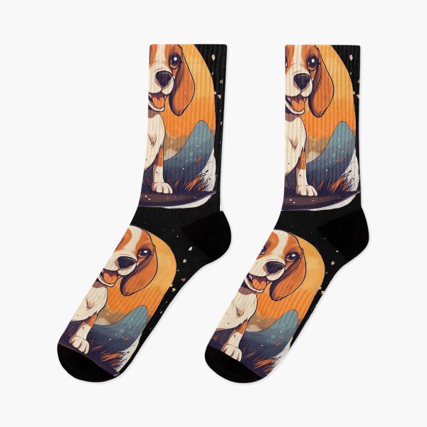 Item preview, Cute beagle dog puppy illustration. designed and sold by NBSStore.
