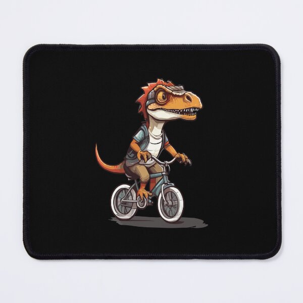 Item preview, Velociraptor Dinosaur on Bike designed and sold by Getup-clothing.