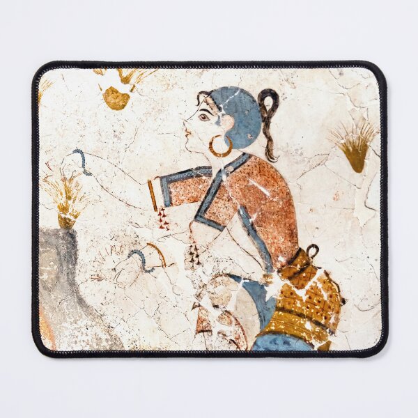 Item preview, Theran Woman Fresco 02 designed and sold by Weston  Westmoreland.