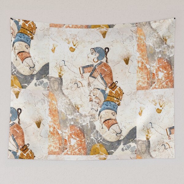Item preview, Theran Woman Fresco 02 designed and sold by Weston  Westmoreland.