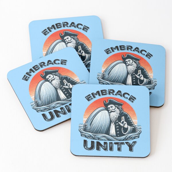 Item preview, Sea of Unity: Captain Ahab & Moby Dick Celebrating Togetherness designed and sold by ShobulousStudio.