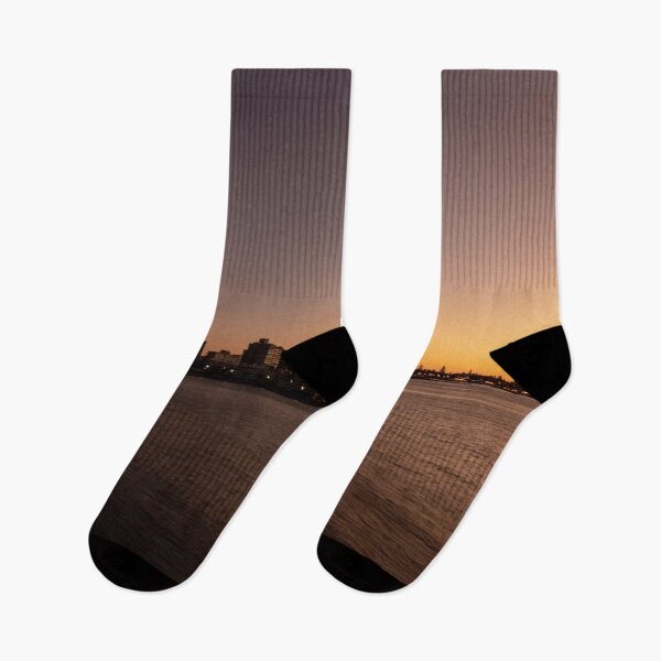 Item preview, Sunset over Punta del Este, Fine Art Cityscape Photography designed and sold by nachodramis.