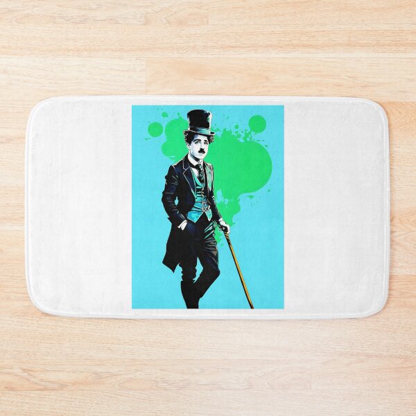 Item preview, Portrait of Charlie Chaplin painted in graffiti style designed and sold by BubblyDelight.