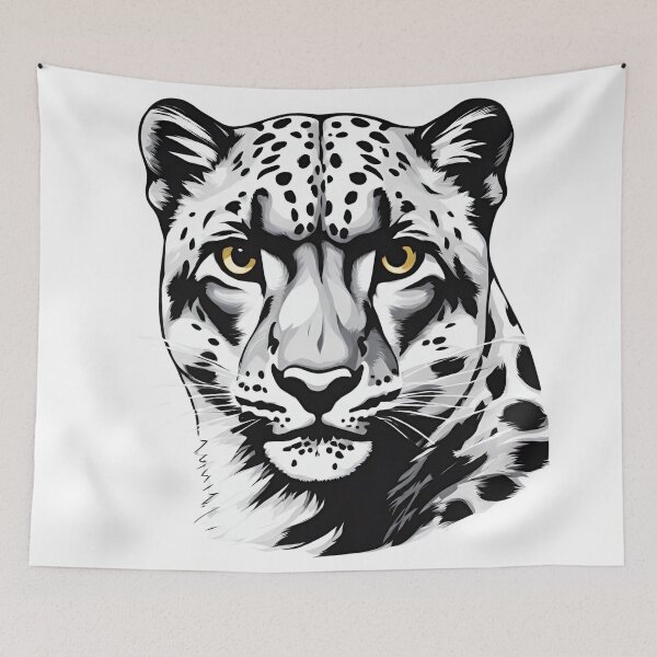Item preview, Snow Leopard Graphic designed and sold by LittleGoblinPrs.