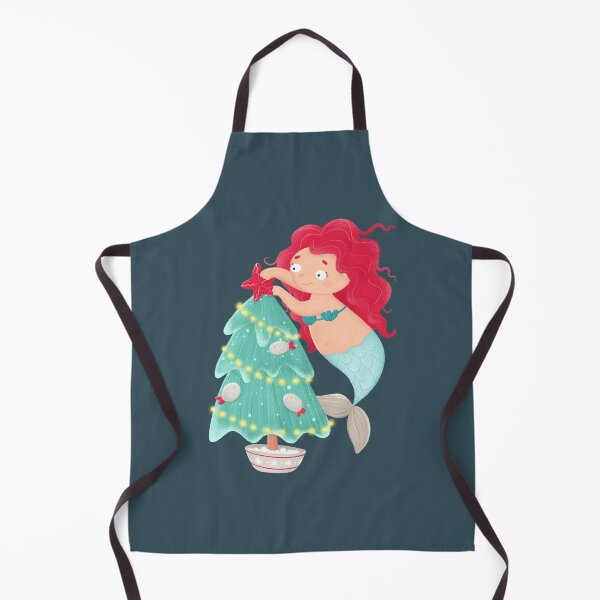 Item preview, The Little Mermaid is decorating the Christmas tree designed and sold by Faqegor.