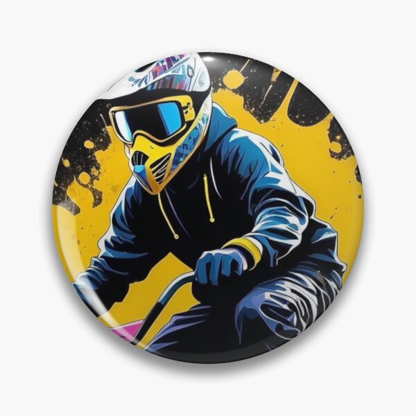 Item preview, El BMX Biker Graffiti Pintura Splat designed and sold by NeilODonnell.