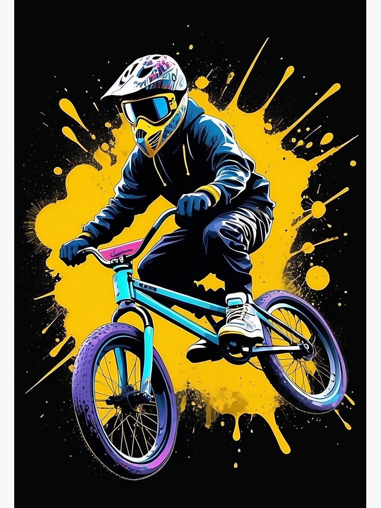 The BMX Biker Graffiti Paint Splat