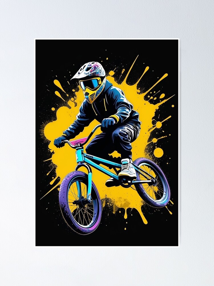 The BMX Biker Graffiti Paint Splat